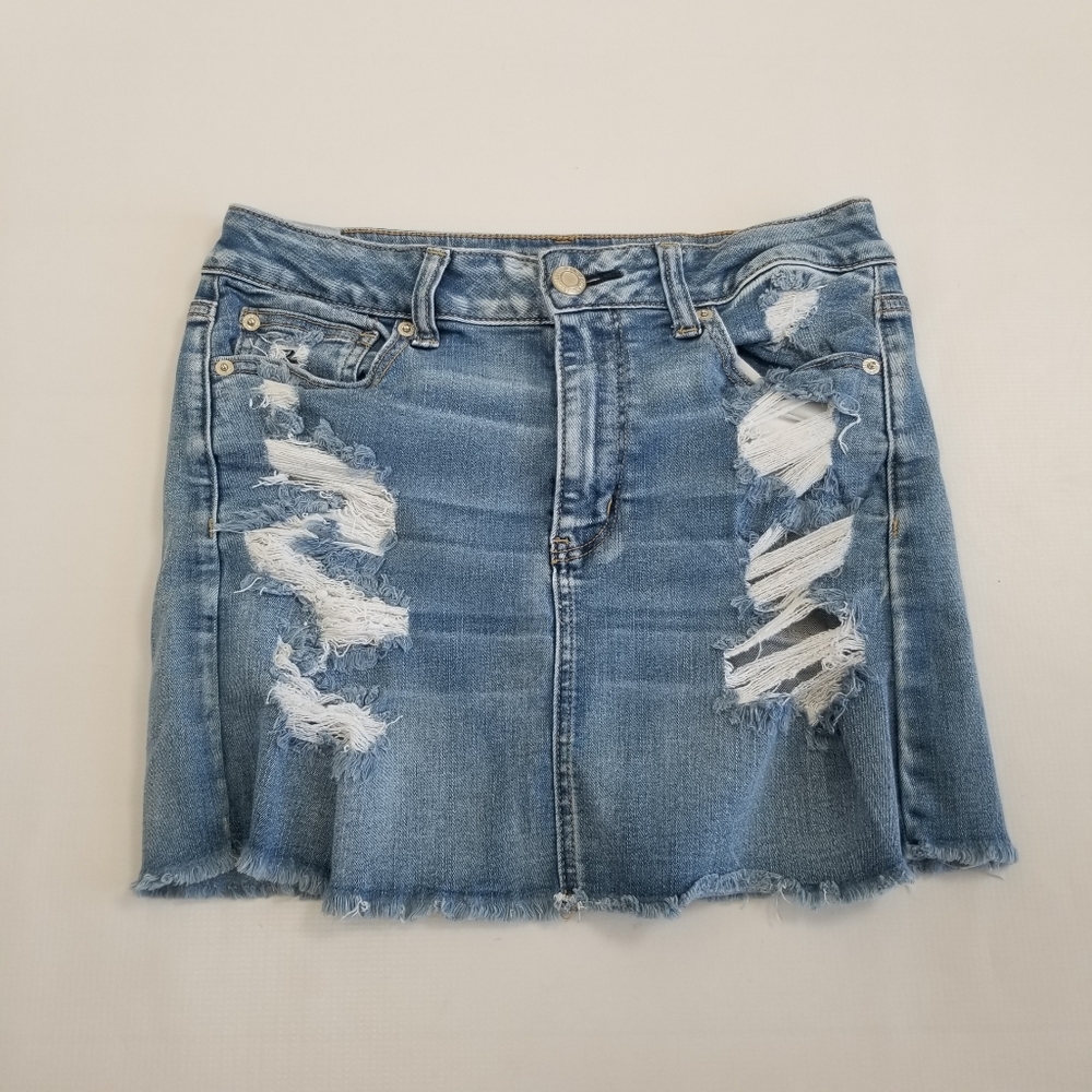 American Eagle Denim Skirt Size 10 Waist 28